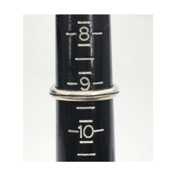 SOLD James Avery Fleur de Lis Ring Retired ~ Sz 9 - Picture 2 of 2